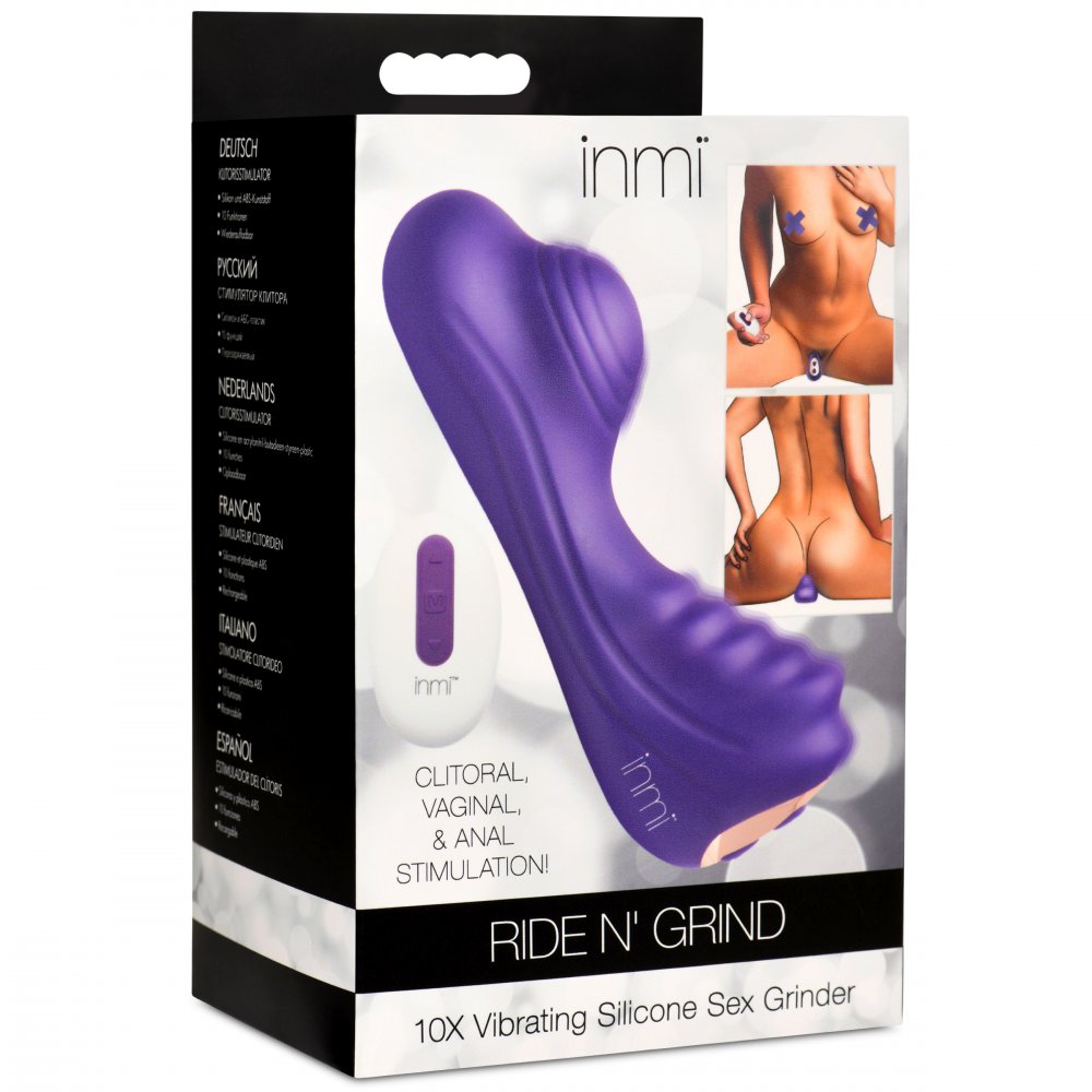Inmi Ride n' Grind Vibrating Silicone Sex Grinder