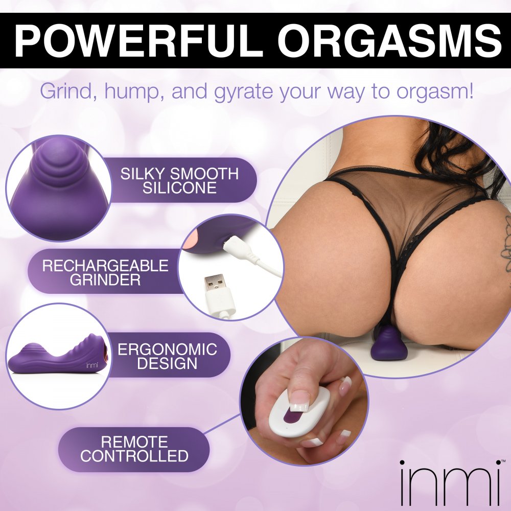 Inmi Ride n' Grind Vibrating Silicone Sex Grinder