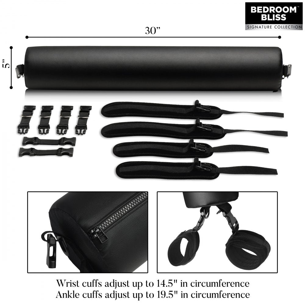 Bedroom Bliss Padded Spreader Bar with Restraints