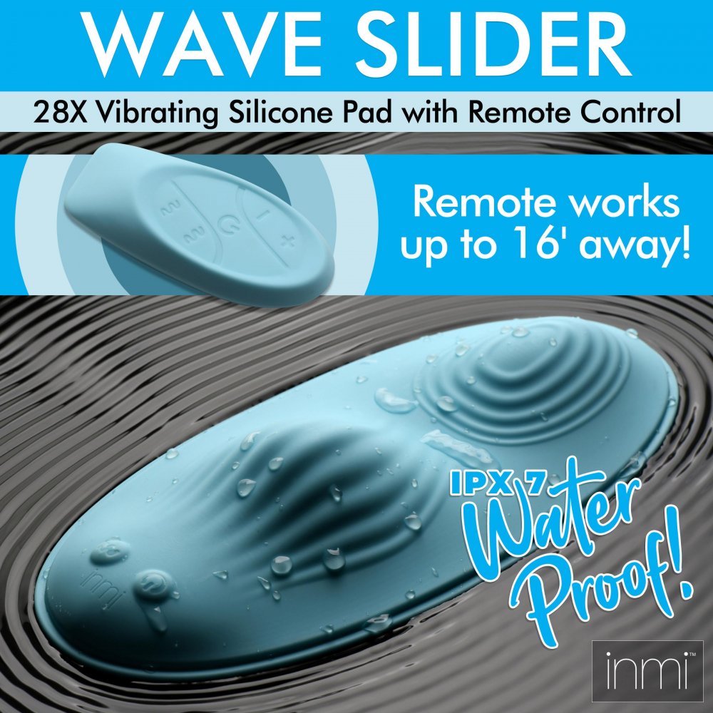 Inmi Wave Slider Vibrating Silicone Pad with Remote