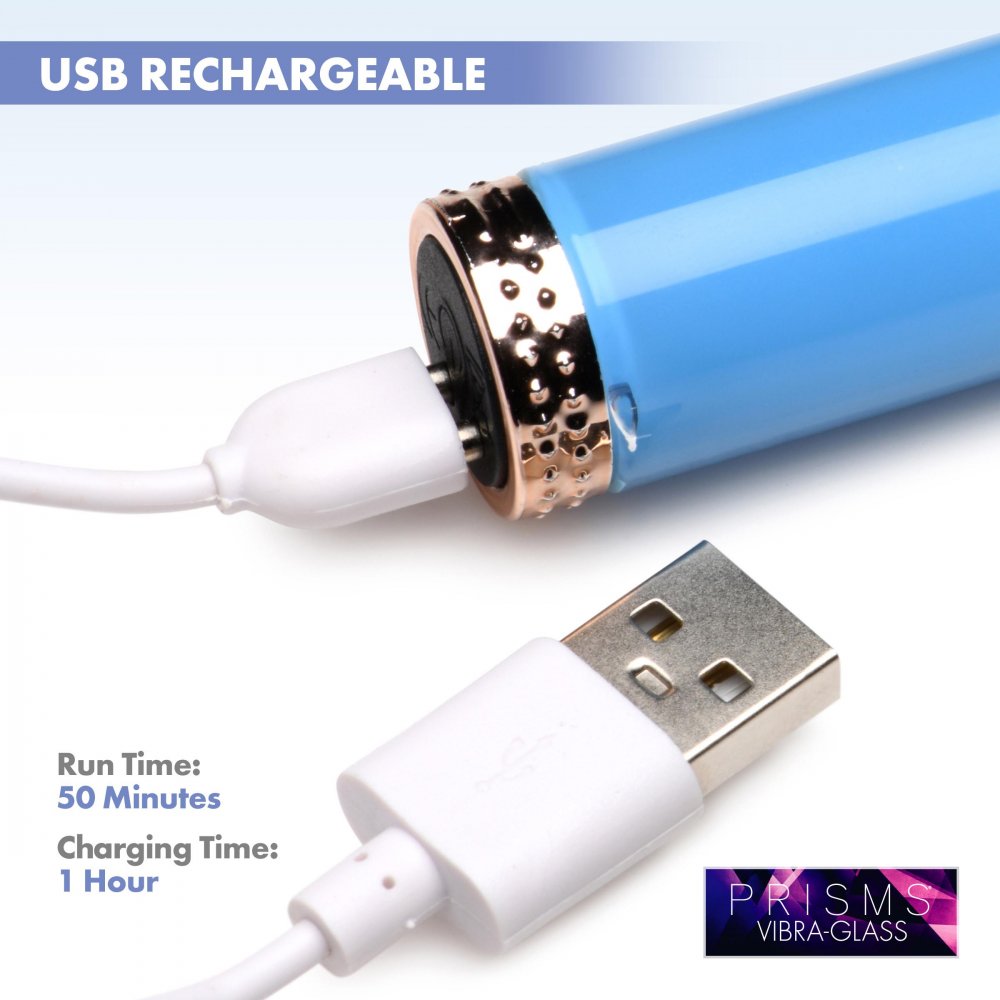 Prisms Vibra-Glass 10X Mini Vibe Blue