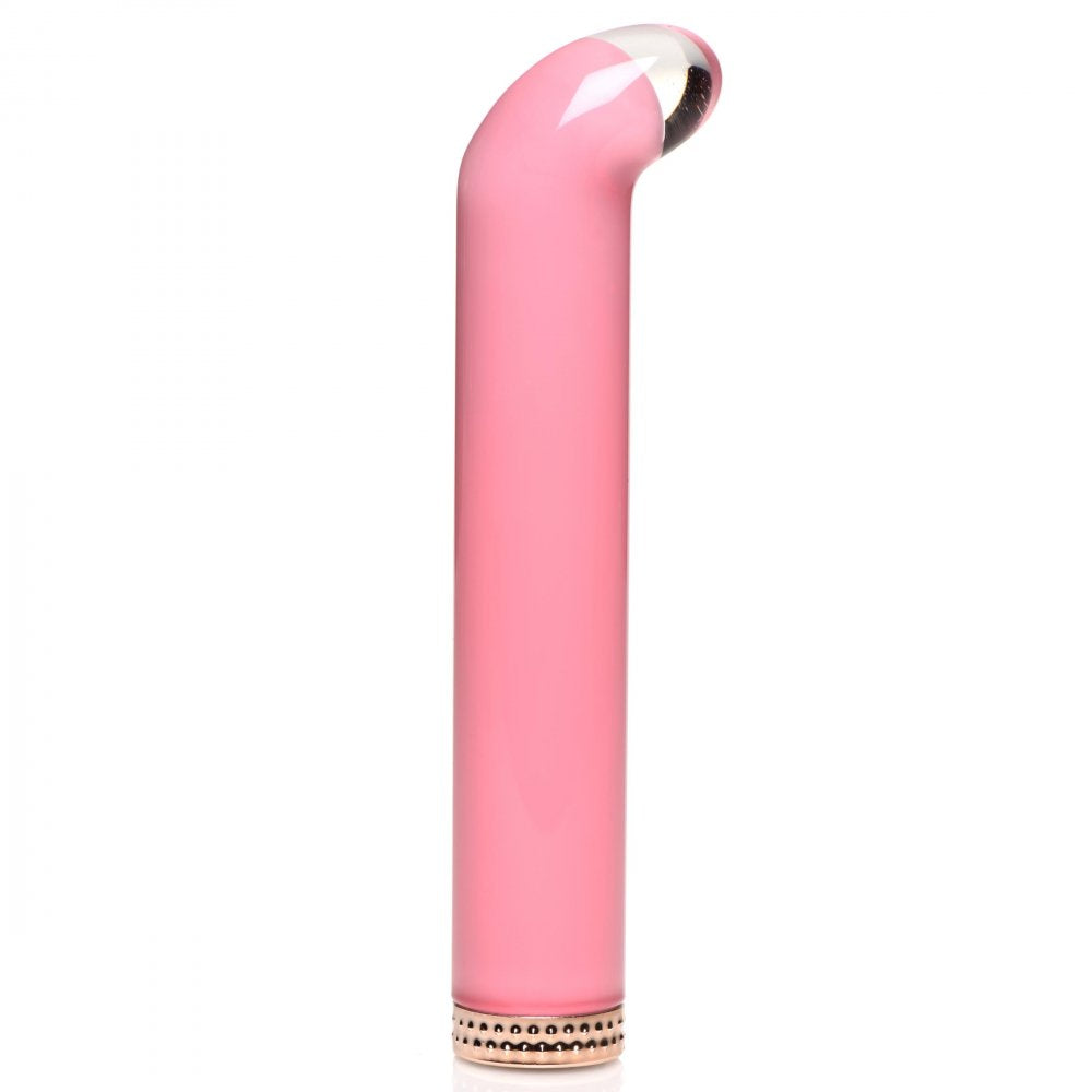 Prisms Vibra-Glass 10X Mini G-Spot Vibe Pink