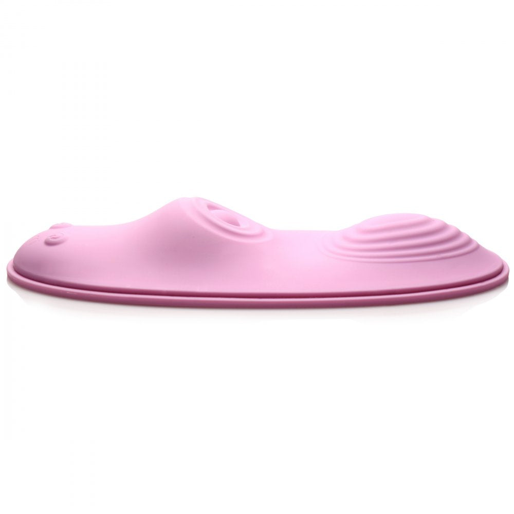 Inmi Pulse Slider 28X Pulsing and Vibrating Silicone Pad with Remote