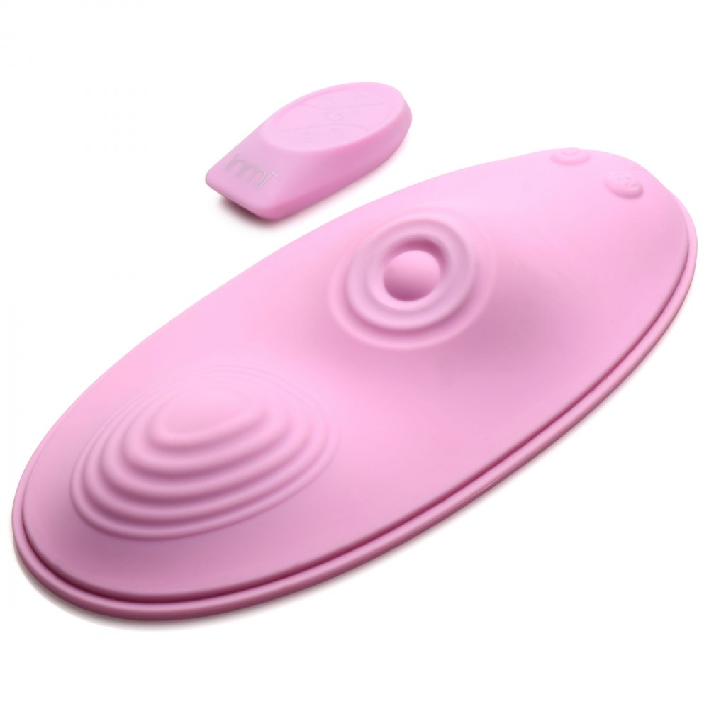 Inmi Pulse Slider 28X Pulsing and Vibrating Silicone Pad with Remote