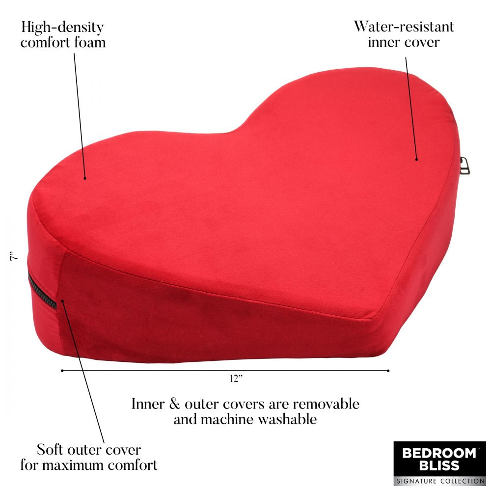 Bedroom Bliss Heart Pillow